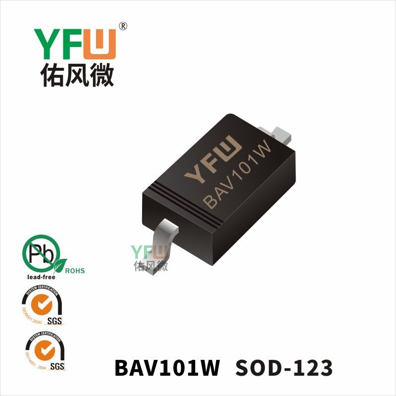 BAV101W SOD-123_Marking:B101 Switching Diode_YFW brand