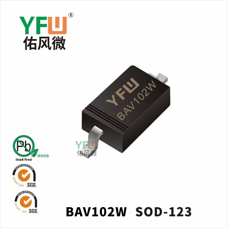 BAV102W SOD-123_Marking:B102 Switching Diode_YFW brand