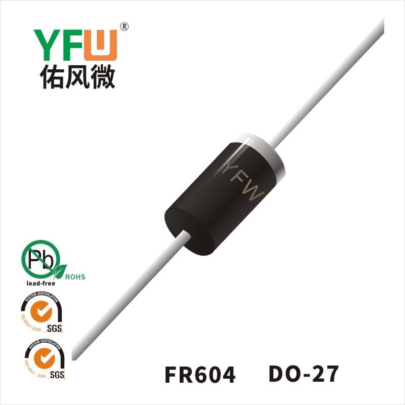 FR604 DO-27_Fast Recovery Rectifier Diode_YFW brand