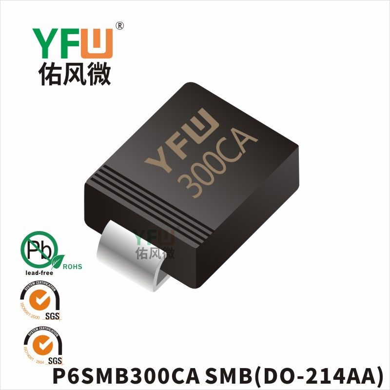 P6SMB300CA SMB(DO-214AA)_Marking:300C_Transient Voltage Suppressor_YFW brand