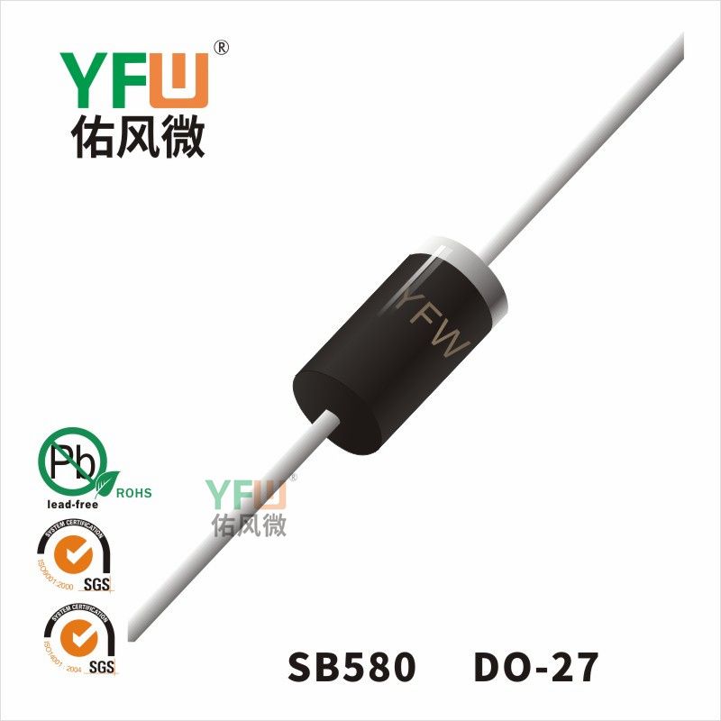 SB580 DO-27_Standard Rectifier Diode_YFW brand