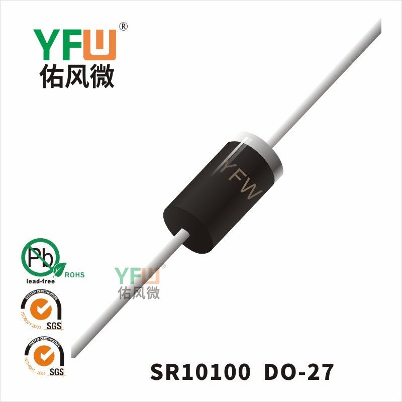 SR10100 DO-27_Schottky Diode_YFW brand